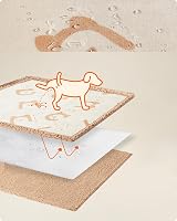 Feandrea Waterproof Dog Blanket Sherpa Fleece 101x73 cm Beige M view 3