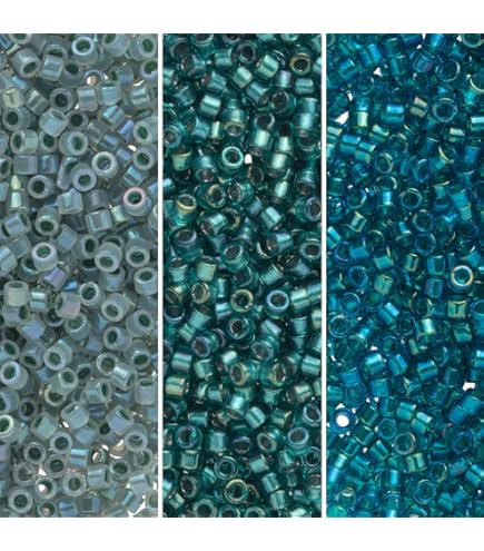Amazon.com: Miyuki Delica Seed Beads Bundle: Size 11/0, Denim Blue
