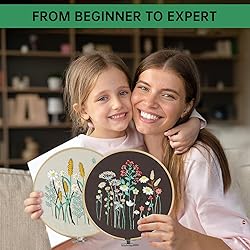 CYANFOUR 6 Stage Embroidery Kit for Beginners