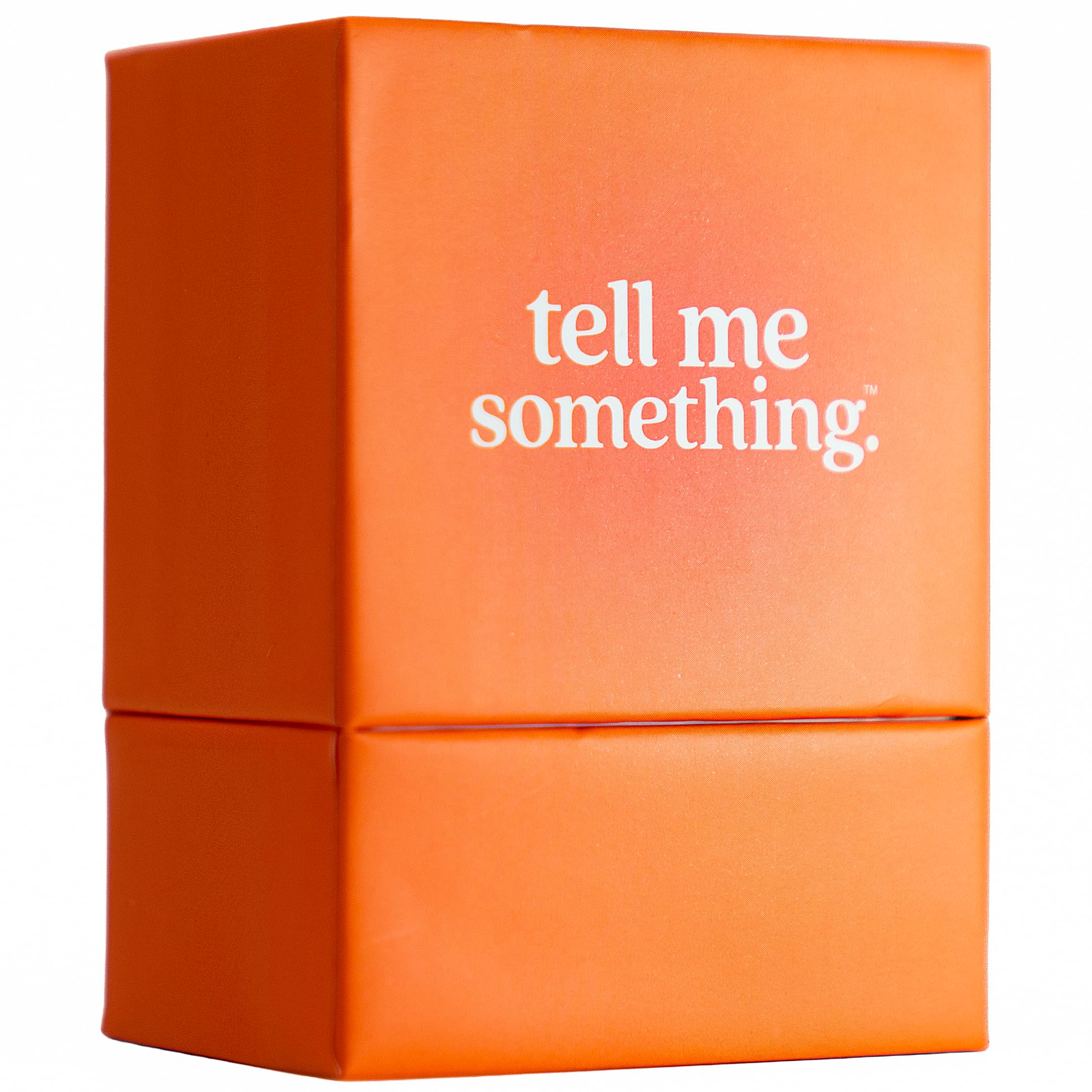 Tell Me Something - Meaningful Dating Conversation Card Game with 110 Cards | Fun Thoughtful Questions to Break the Ice, Build Chemistry & Skip Small Talk | Perfect for Date Night, Couples, Connection