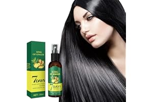 King of Ginger Oil for Hair Growth Natural Ginger Essential Oil for Stronger, Biotin Hair Growth Serum for Hairs Loss Treatme