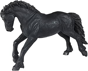 Safari Ltd Friesian Mare - Cavallo In Miniatura Realistico, Giocattolo Per Bambini E Collezionisti