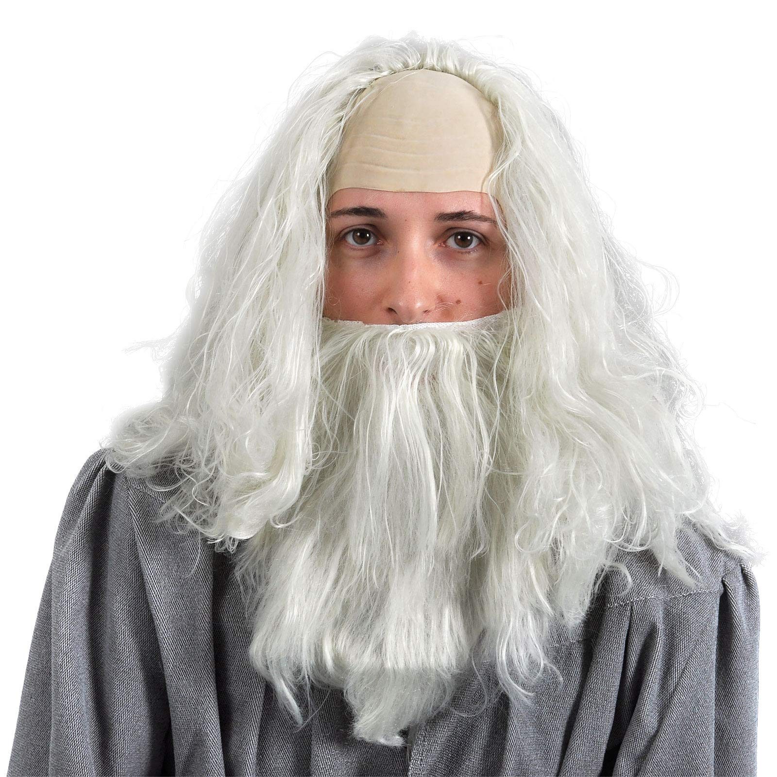 Andrea Moden 0553/3 Wizard Wig and Beard, One Size