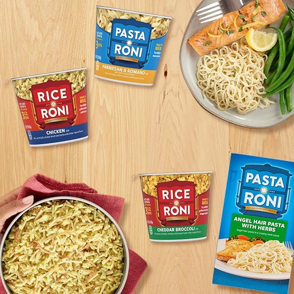 RICE-A-RONI CUPS, INDIVIDUAL CUP 2.25 OUNCE (PACK OF 12)