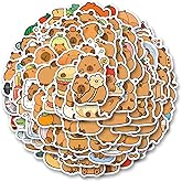 300Pcs Capybara Stickers Cute Cartoon Animal Sticker Kawaii Aesthetics Stickers Pack Vinyl for Laptop, Water Bottle, Skateboard, Scrapbooking, Party Favors