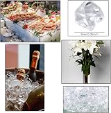 SZCXDKJ 200Pcs Clear Fake Crushed Ice Stones Acrylic Vase Fillers view 6