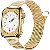 MARGE PLUS Compatible with Apple Watch Band 38mm 40mm 41mm 42mm 44mm 45mm 46mm 49mm Women Men, Stainless Steel Mesh Loop Magnetic Clasp Replacement for iWatch Series 11 10 9 8 7 6 5 4 SE3 SE2 Ultra 3