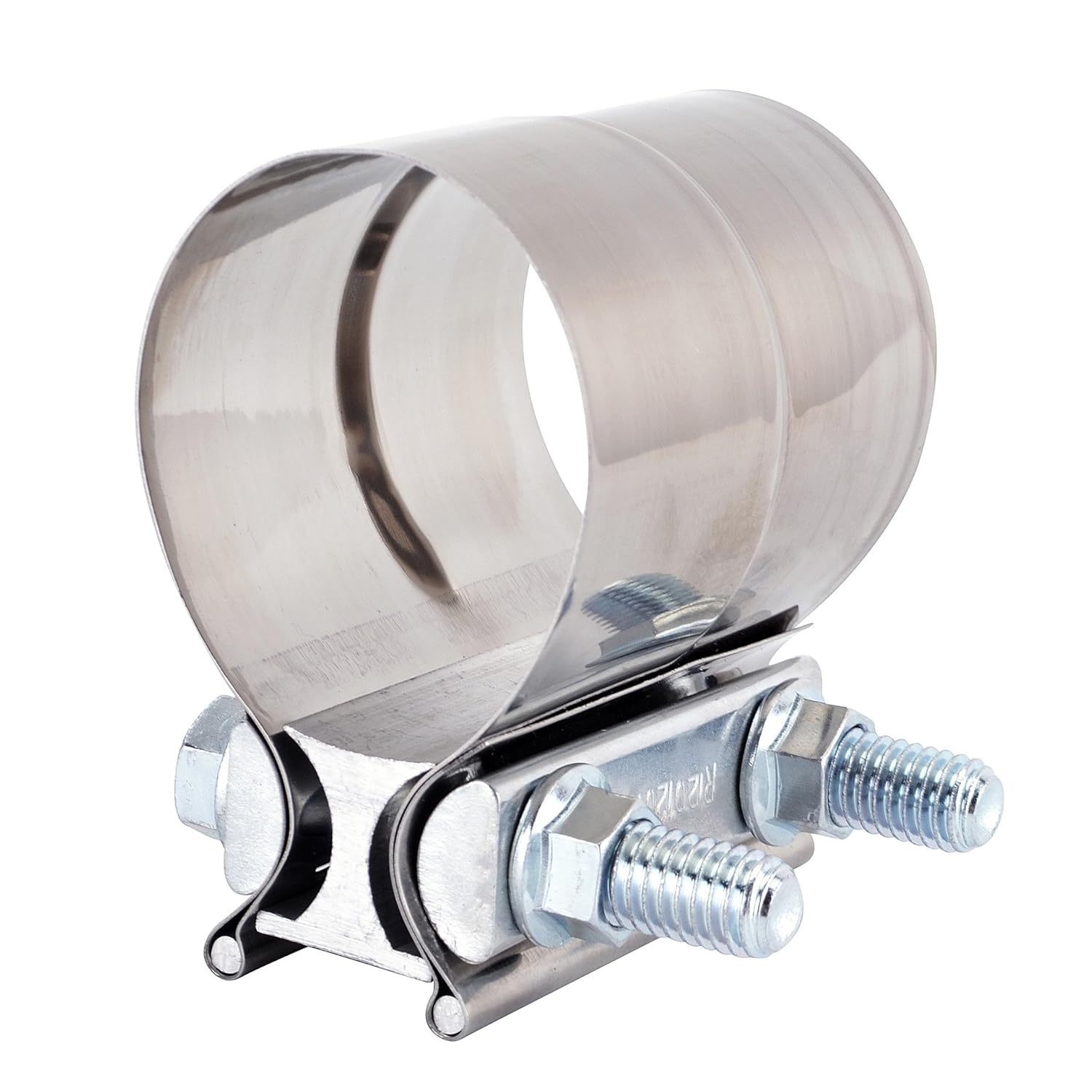 Universal 2.25" Lap Joint Exhaust Band Clamp Preformed 304 Stainless