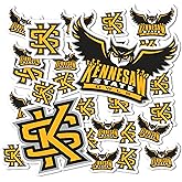 Desert Cactus Kennesaw State University Sticker Owls KSU Vinyl Decals Laptop Water Bottle Car Scrapbook Sheet T1 (Type 1-1)