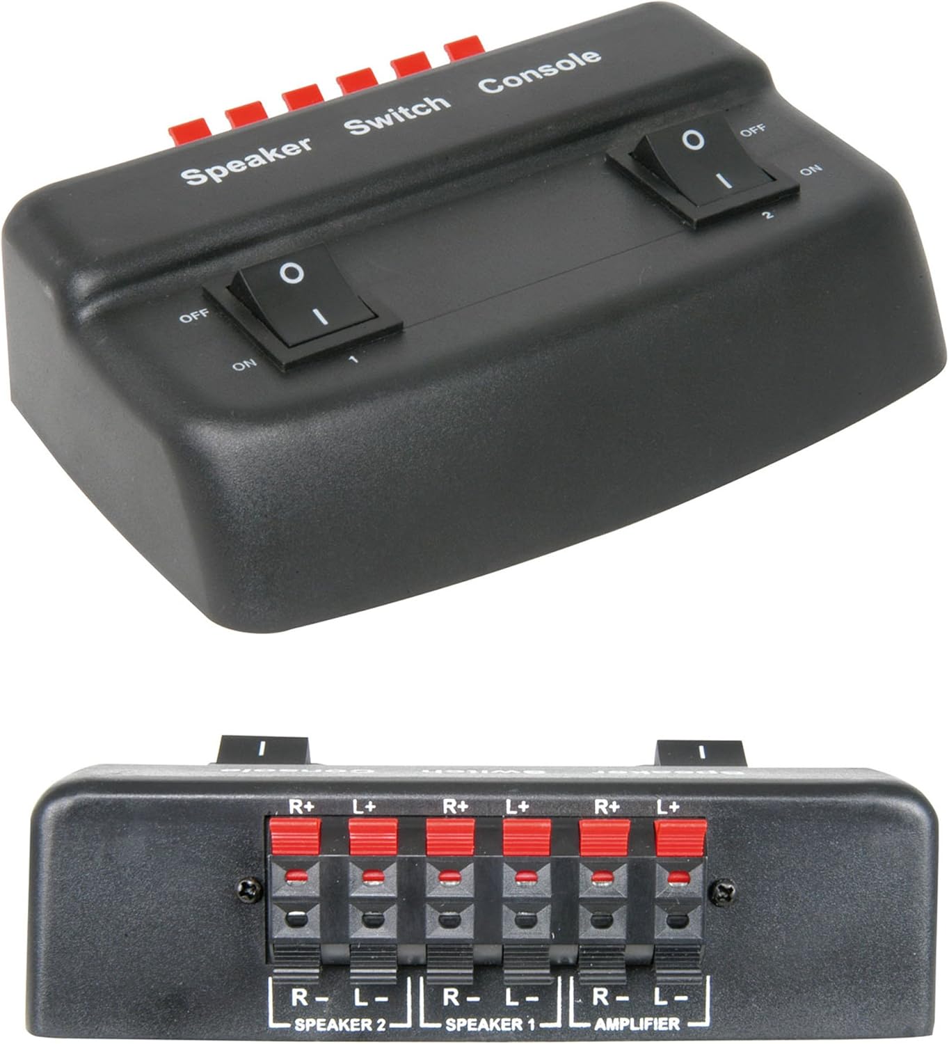 2 Port Stereo Lautsprecher SELECTOR Splitter Switch Amazon.de Elektronik