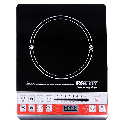 Equity Induction Cook Top Red & Black