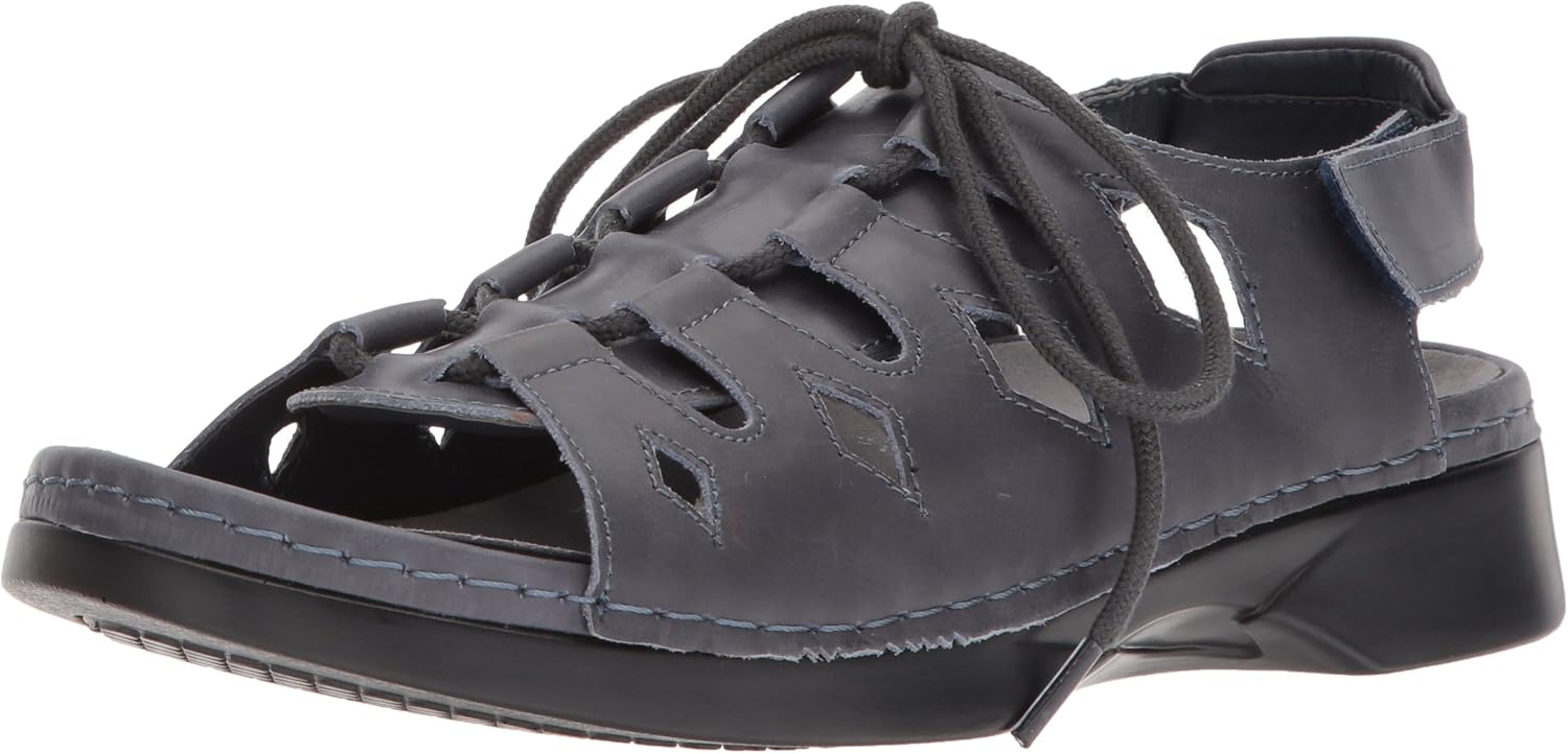 Amazon.com | Propet Women's Ghillie Walker Sandal, Blue, 9 Medium US | Flats