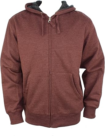 weatherproof vintage men's sherpa lined fleece hoodie
