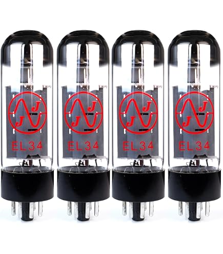 Amazon.com: Svetlana EL34, Matched Quad (4 tubes) : Musical
