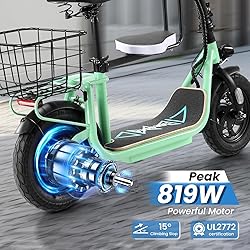 Caroma 819W Peak Electric Scooter with Seats, 22