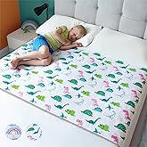 Hygge Sheets® Potty Training Pee Pads for Kids, Toddlers - 100% Waterproof, Non Slip Bed Wetting Pad for Full Size Beds - Washable, Reusable Mattress & Sheet Protector - Dinosaur