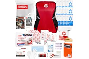 72 HRS Essential Earthquake Preparedness Emergency Kit, Disaster Survival Flooding Kit, First Aid Kit For Home, Outdoor Survi