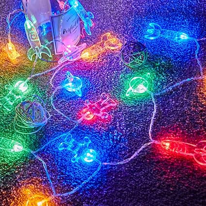 acelist cadena de luces led para habitacion infantil 10 20 led colgantes de astronautas naves cohetes luces para fiesta luces decorativas para