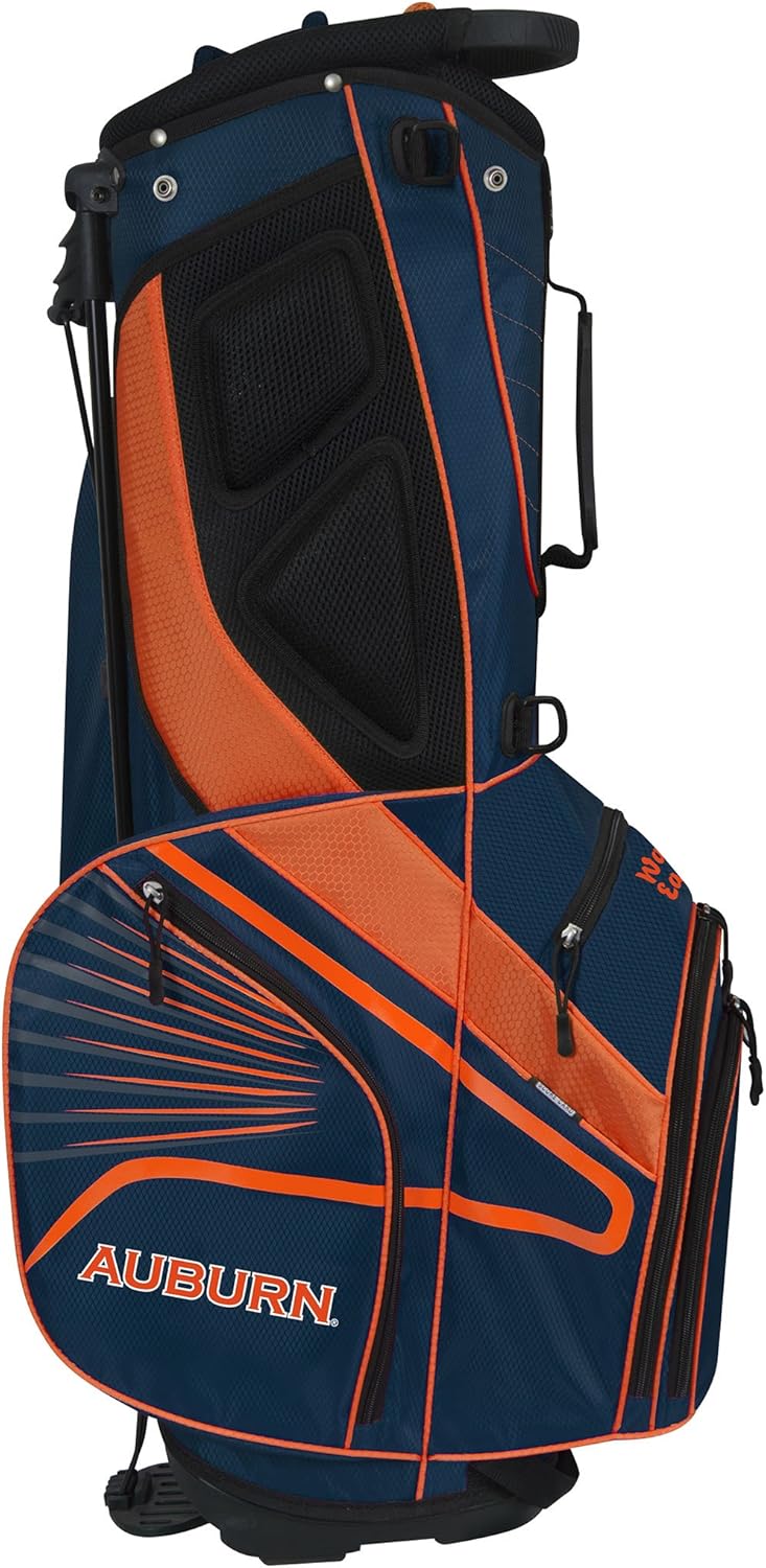 Team Effort Auburn Tigers Gridiron III Stand Bag : Golf Club Bags : Sports & Outdoors