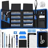 STREBITO Electronics Precision Screwdriver Sets 142-Piece with 120 Bits | Magnetic Repair Tool Kit for iPhone, MacBook, Computer, Laptop, PC, Tablet, PS4, Xbox, Nintendo, Game Console