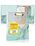 SUNEE 3 Ring Binder 1 Inch, Cute Binder with