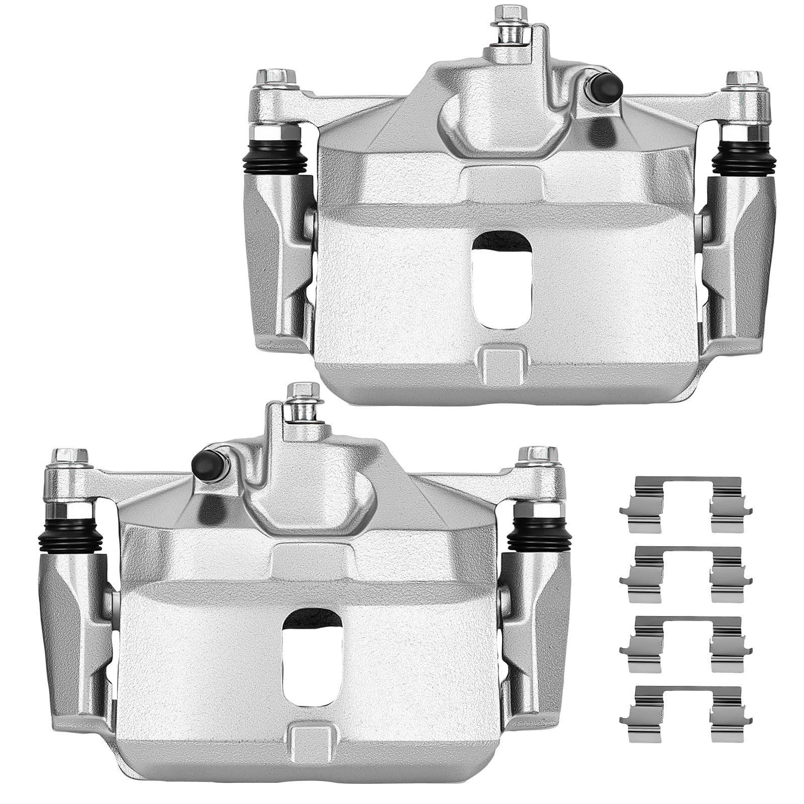 Photo 1 of 2PCS Front Disc Brake Calipers Assembly with Bracket Compatible with Honda Civic 1996-2011, Compatible with Acura EL 1997 1998 1999 2000, Driver and Passenger Side, Replaces# 19B1832 19B1833