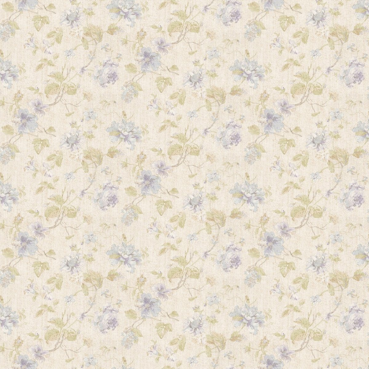 MyTinyWorld Pack of 5 Dolls House Pale Blue Mixed Flower Design Wallpaper Sheets