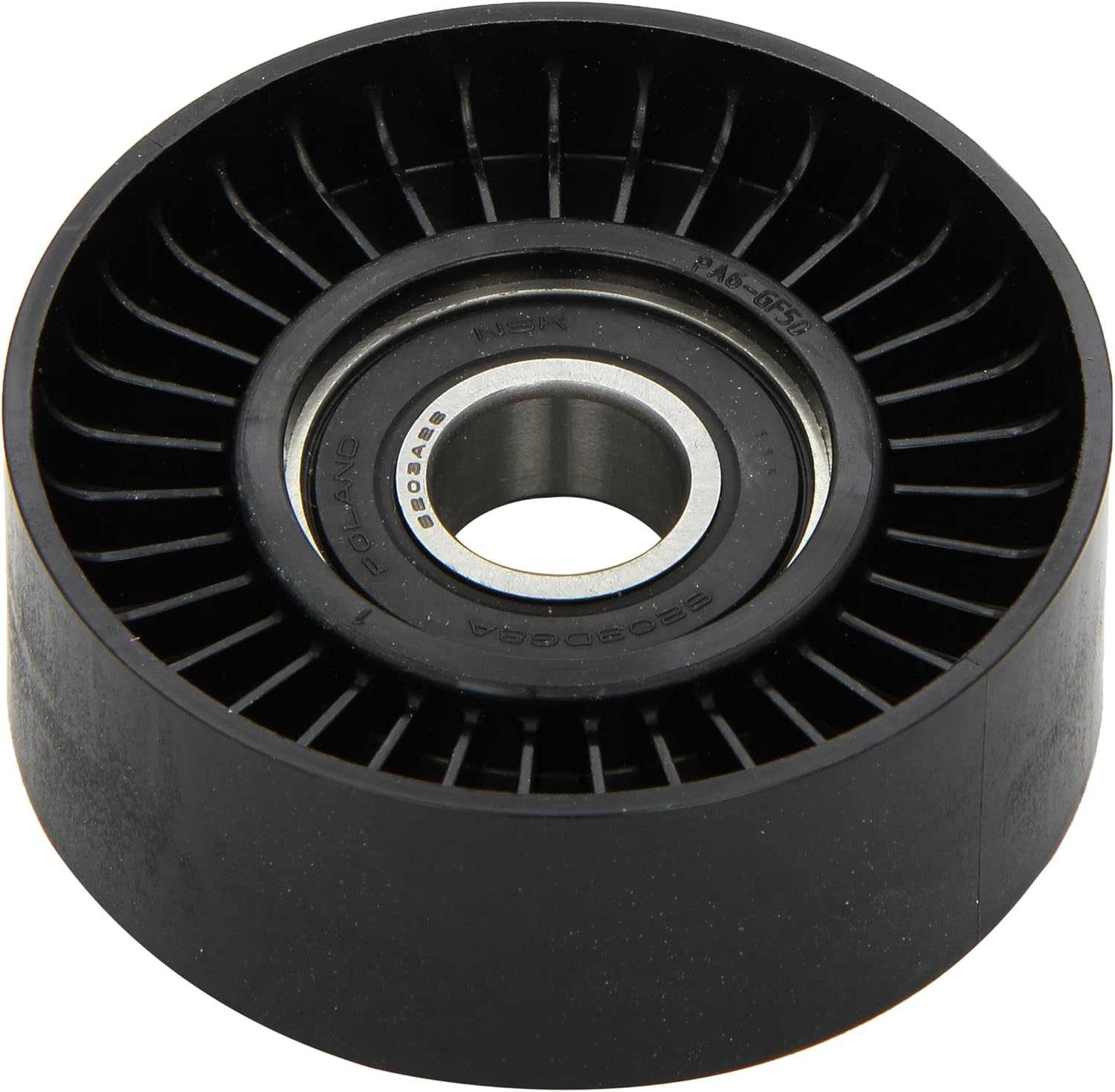 INA 532 0648 10 Deflection/Guide Pulley, v-ribbed belt, Schwarz