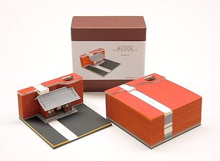 Amazon 公式商品 トライアード インテリアになるメモ帳 Omoshiroi Block Shape Asakusa メモ帳 文房具 オフィス用品 Amazon 公式商品 トライアード インテリアになるメモ帳 Omoshiroi Block Shape Asakusa メモ帳 文房具 オフィス用品