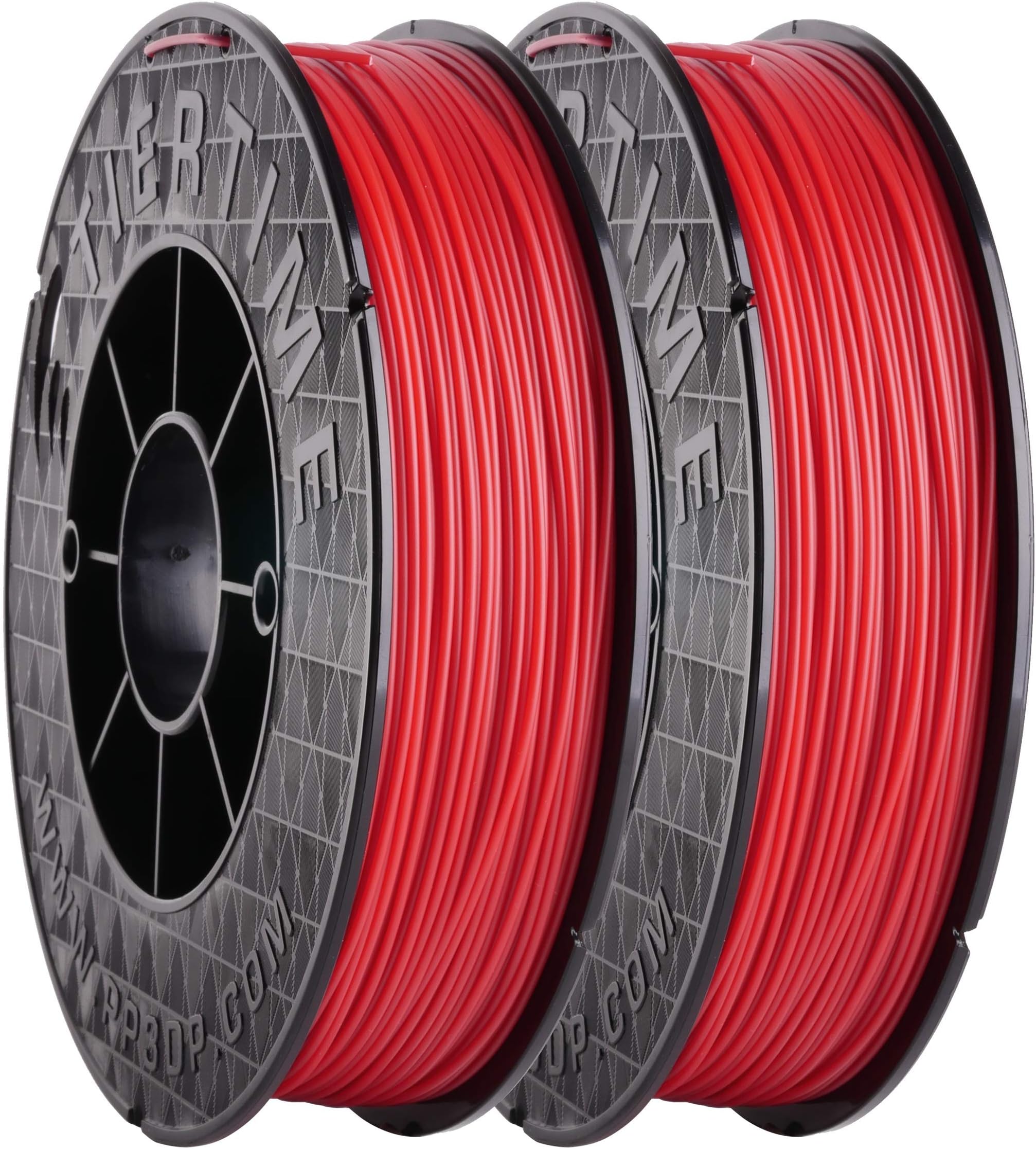 UP Fila Premium ABS 3D Printer Filament, Low Odor, Consistent 1.75mm Diameter,1KG (500g×2 Spools), Red