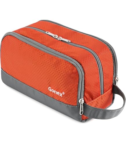 Small Travel Toiletry Bag for Men, Dopp Kit Mens, Zipper Pouch for Travel