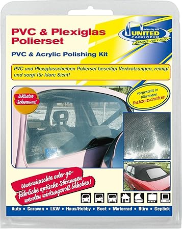 ATG CF004 Polierset mit Polierpaste für Kunststoffscheiben, PVC-Scheiben, Plexiglasscheiben, Kunststoff, Acryl, Metall und Au