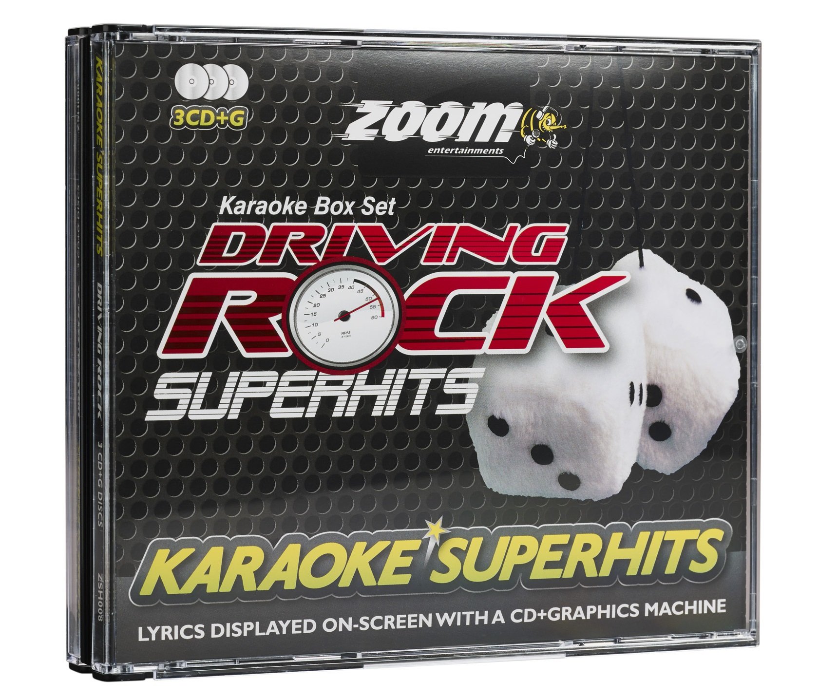 Zoom Karaoke CD+G - Driving Rock Superhits - Triple CD+G Karaoke Pack