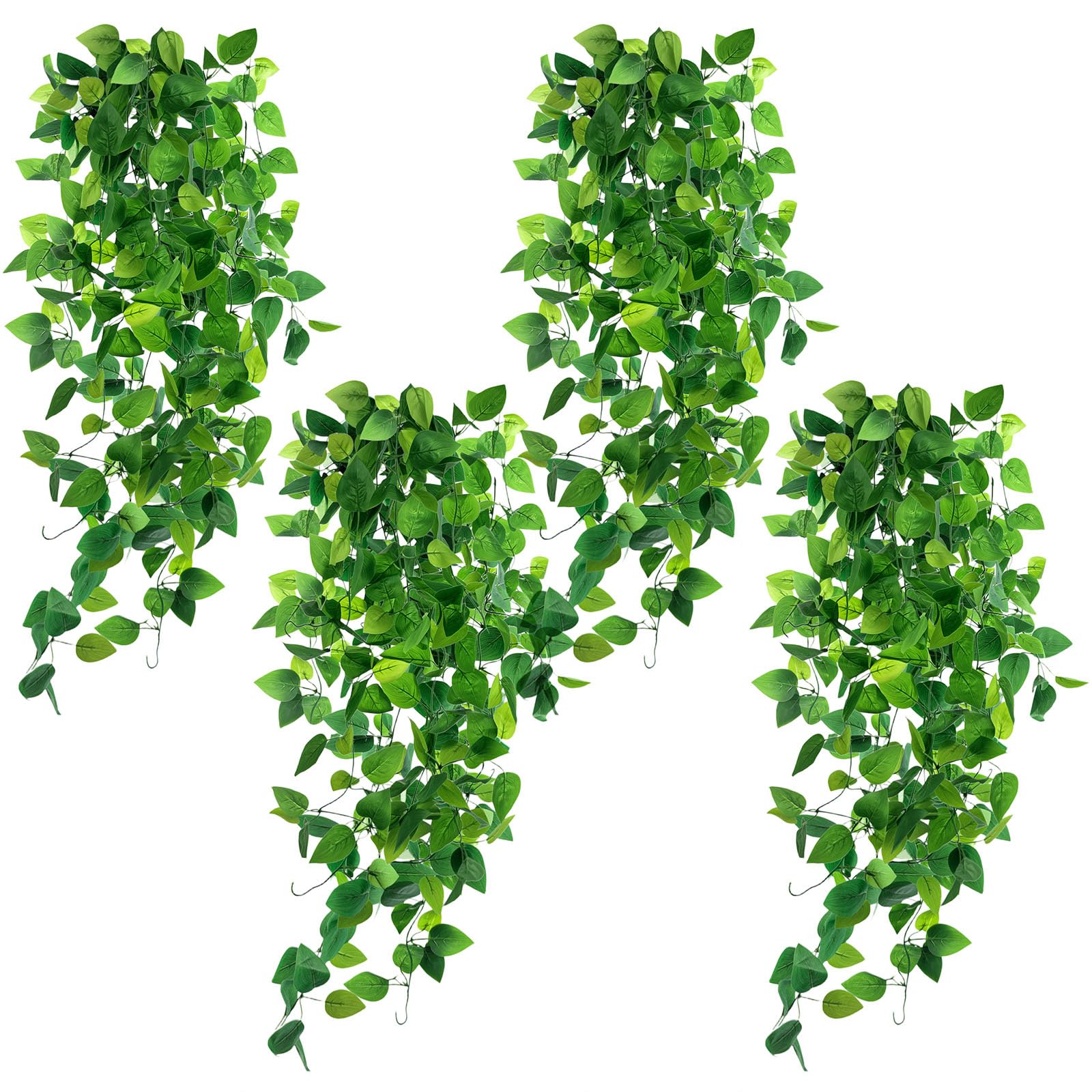 DomeStar 4PCS Fake Hanging Plants, Artificial Ivy