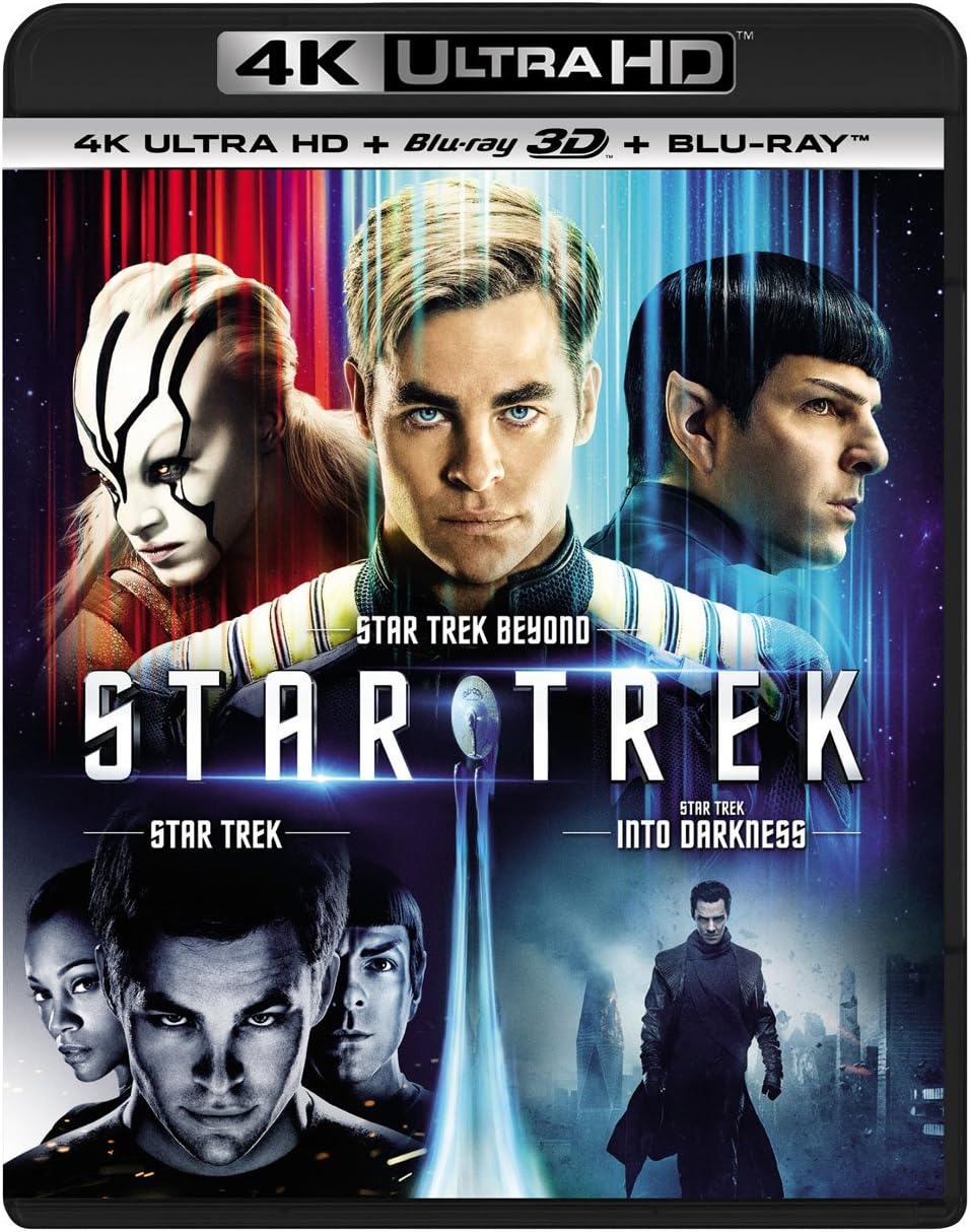 Amazon スター トレック 3 ムービー コレクション 4k Ultra Hd 3d Blu Ray Blu Rayセット 映画