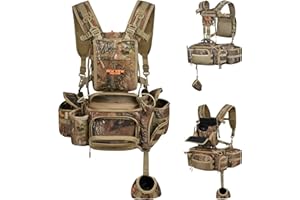 NEW VIEW Hunting Fanny Waist Pack for Men, Camo Waist Pack for Hunter, Fanny Hunting Backpack with Rifle & Bow Holder
