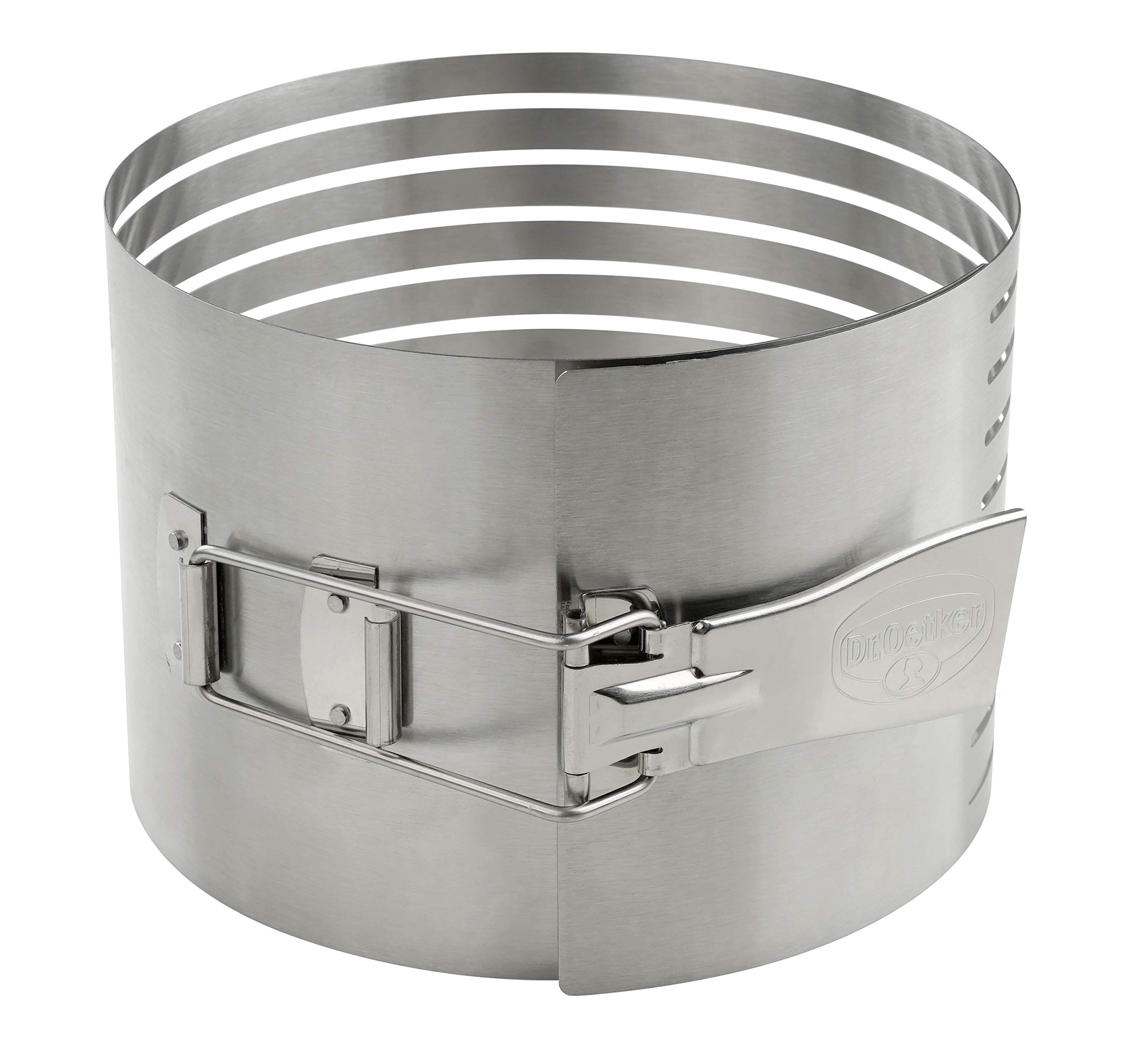 Dr. Oetker Cake Base Cutting aid, Diameter 18-20 cm, high-Quality Baking aid for Easy Cutting of Floors, Even Cake Bases Thanks to Guide Rails, Professional Baking Accessories