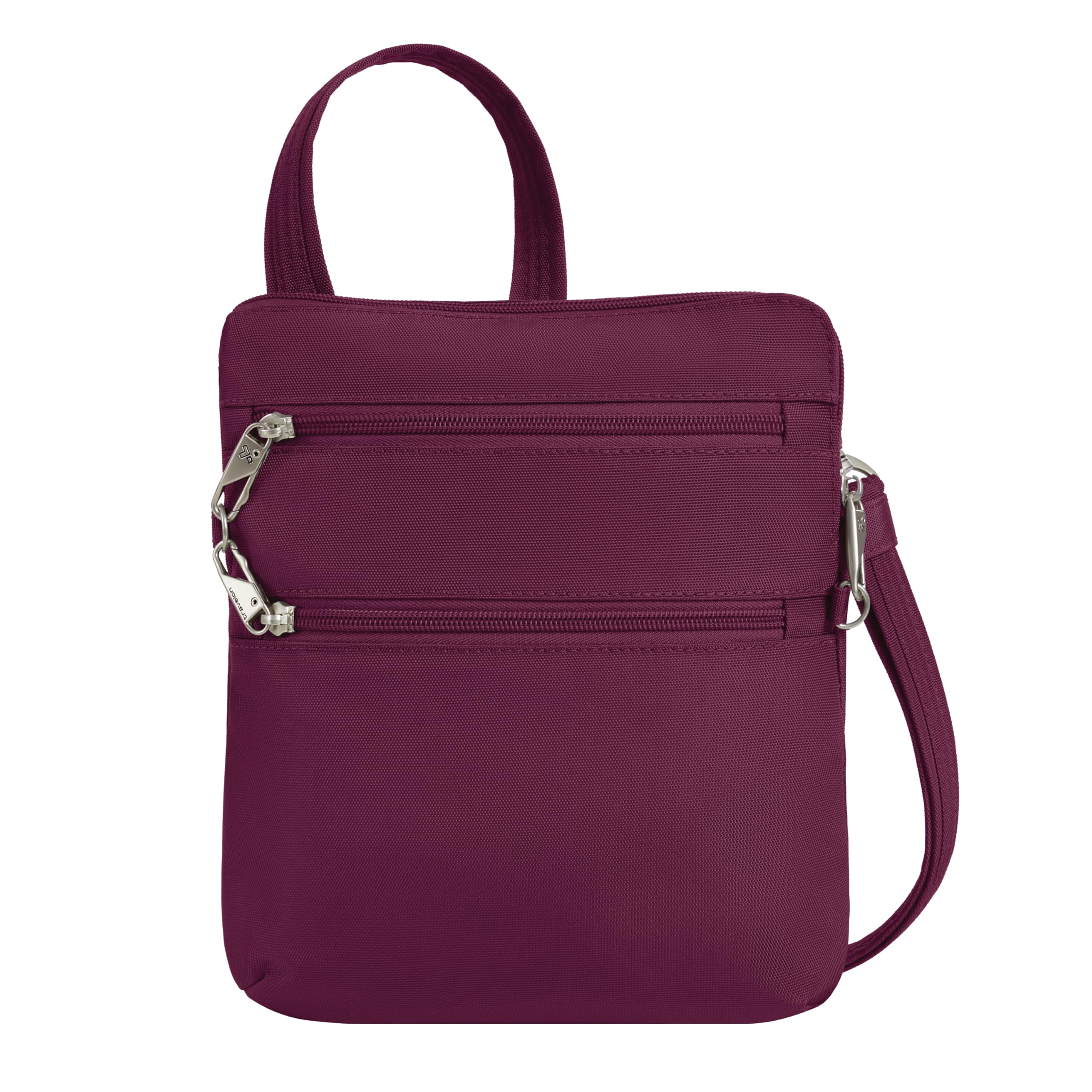 Travelon Anti-Theft Classic Slim Double Zip Crossbody Image