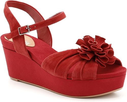 clarks red sandals amazon