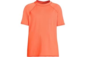 Lands' End Boys Short Sleeve UPF 50 Sun Protection Rash Guard