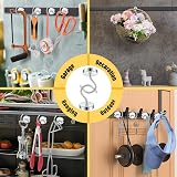 FINDMAG 3Pack Magnetic Hooks 40 lbs Heavy Duty Neodymium Hooks for Metal view 7