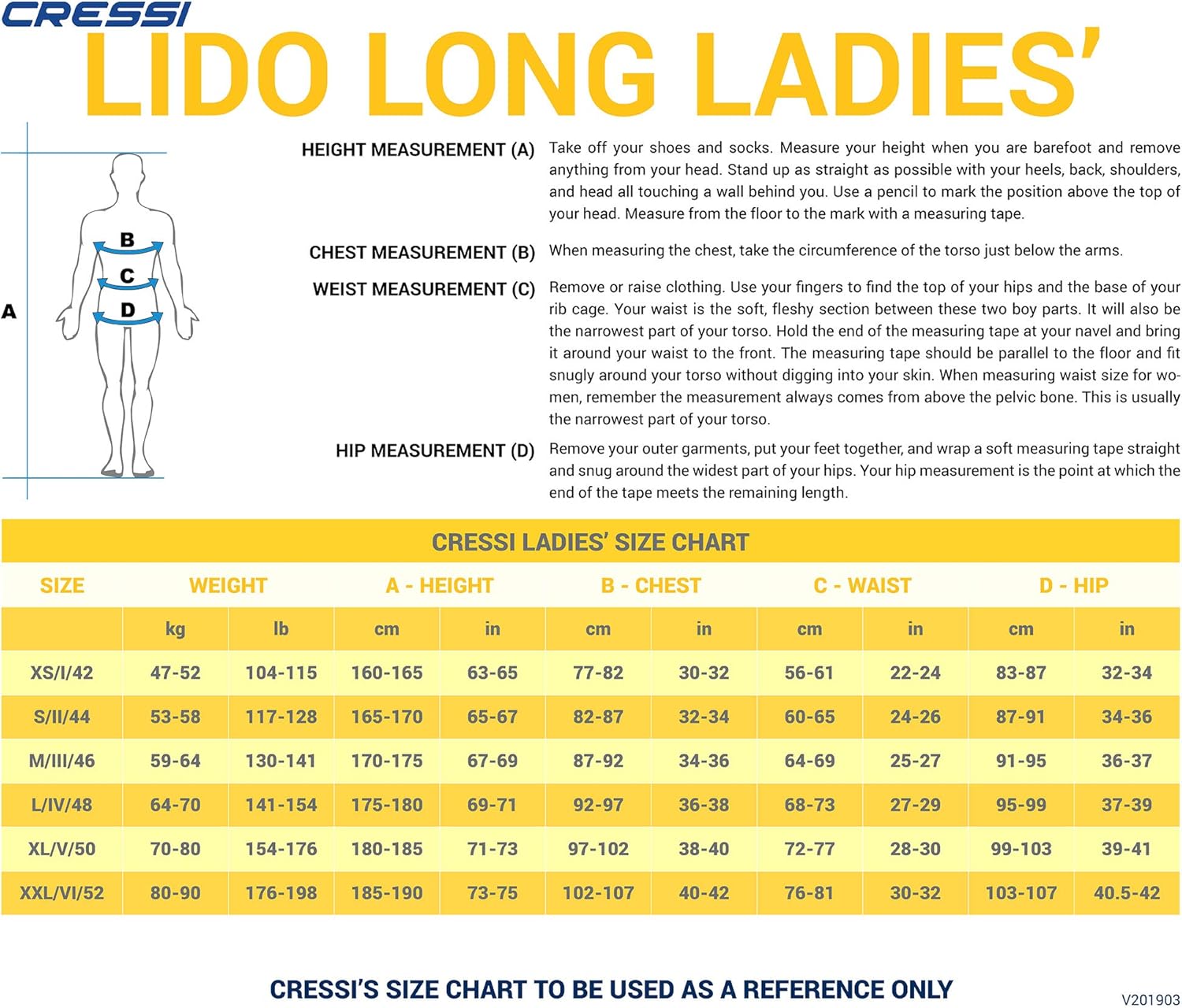 Cressi Men's and Ladies' Full Front Zip Wetsuit for Swimming, Snorkeling, Scuba Diving | Lido Long: Designed in Italy : Sports & Outdoors