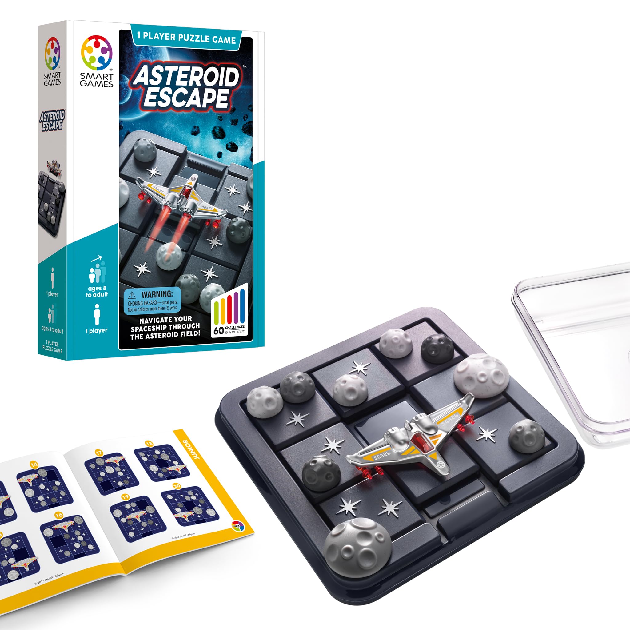 SmartGames - Asteroid Escape 1 Player Puzzle Game