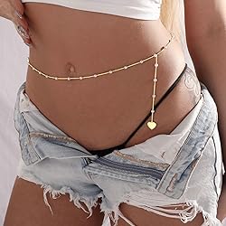 Rotnso 14K Gold Plated Body Chains Dainty Boho