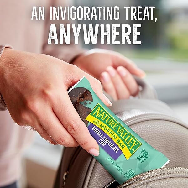 NATURE VALLEY SOFT BAKED MUFFIN BARS, DOUBLE CHOCOLATE CHIP, 10 BARS, 12.4 OZ