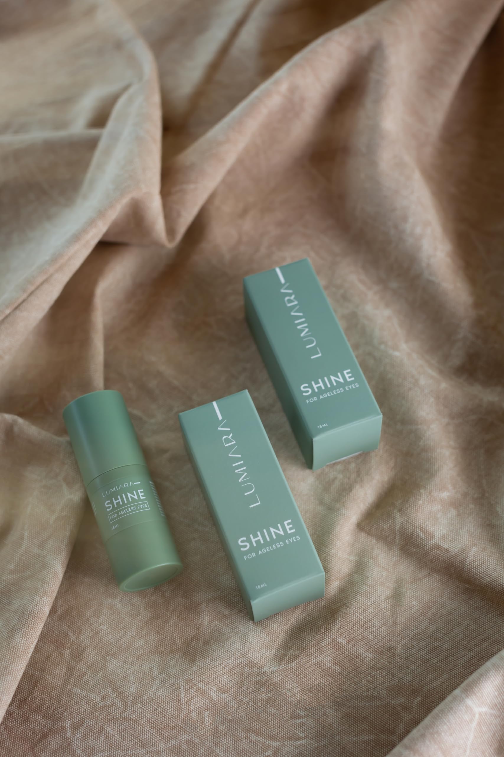 Shine Anti Aging Eye Serum - Hydrating and Brightening Serum For All Ages & Skin Types - Organic, Paraben Free, Cruelty Free & Plant Based Wrinkle Reduction - Made In The USA - 15 ml