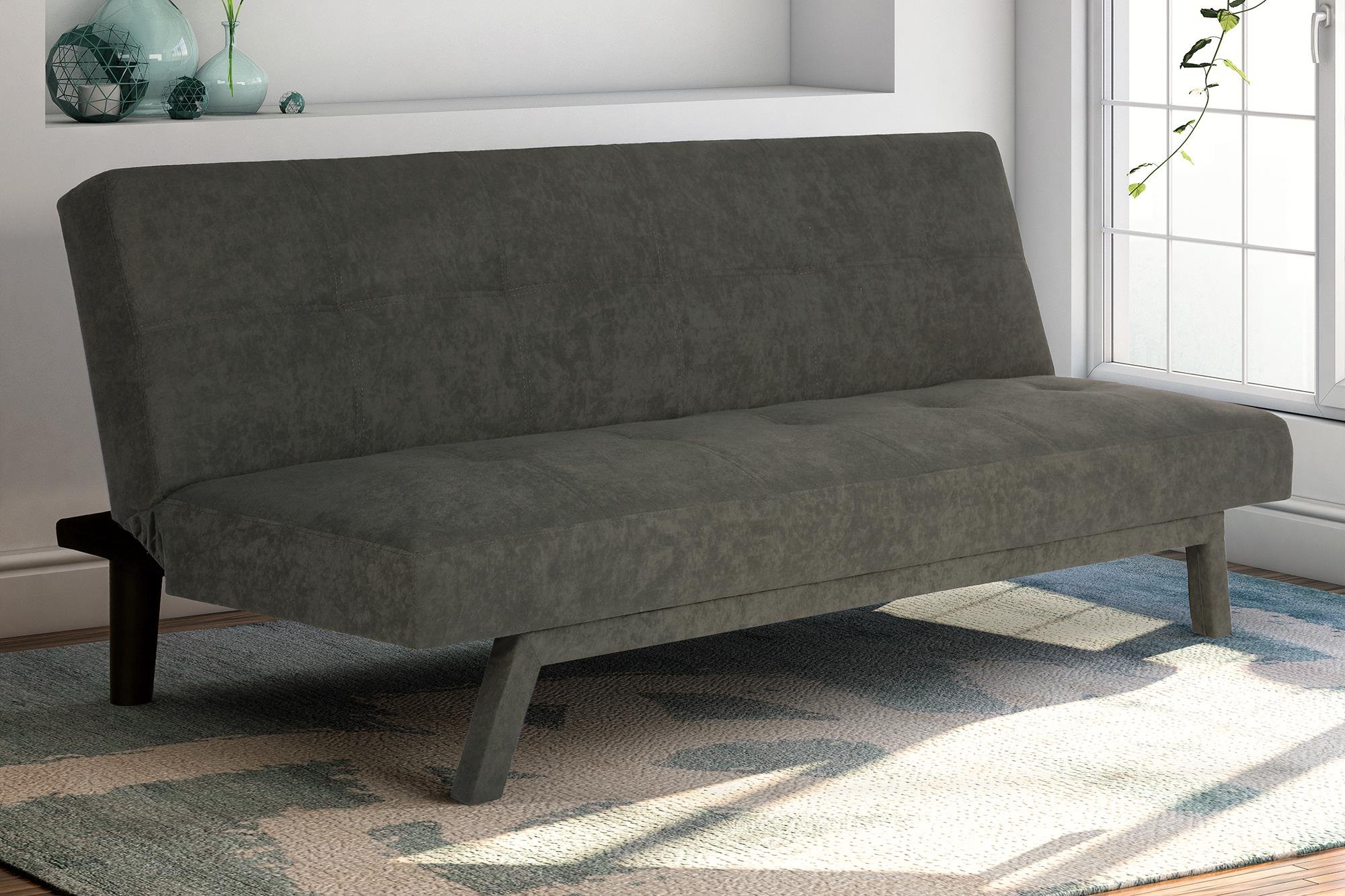 Futon Sofa Bed Lounge Couch Bed Upholstered Sturdy Convertible Sleeper