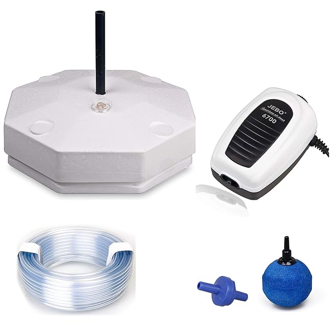 Wagner GREEN Teich Eisfreihalter Set 1 inkl. regelbarer Luftpumpe und Zubehör, für einen eisfreien Gartenteich, Anti Ice Wint