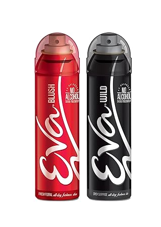Eva Deodorants 125ml Wild and Blush Combo 2 Spray