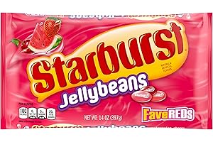 STARBURST FaveREDs Jelly Beans Easter Candy Gifts, 14 oz